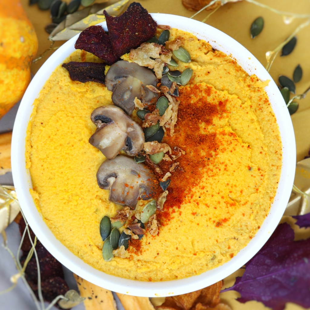 Hummus di ceci e carote