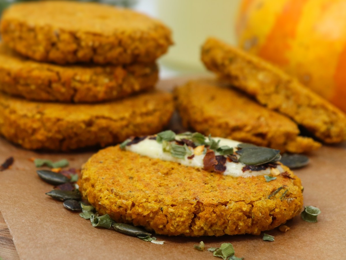 Burger di zucca e legumi