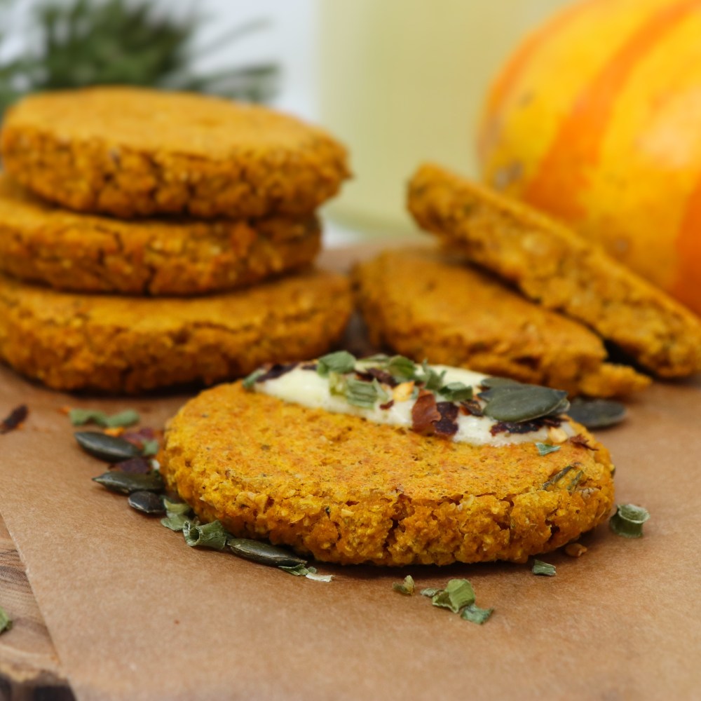 Burger di zucca e legumi