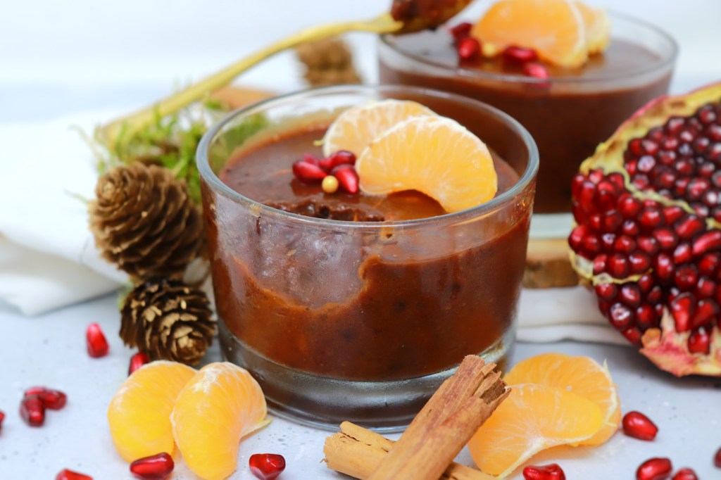 Budino di cachi con 2 ingredienti