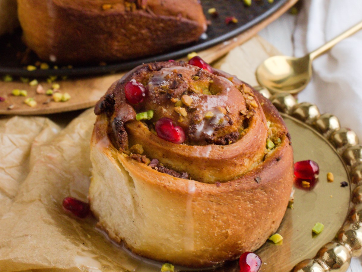 Cinnamon rolls al pistacchio