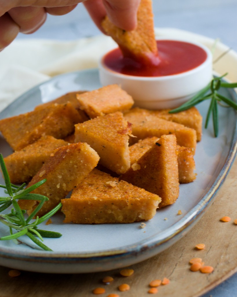 Crocchette di lenticchie rosse