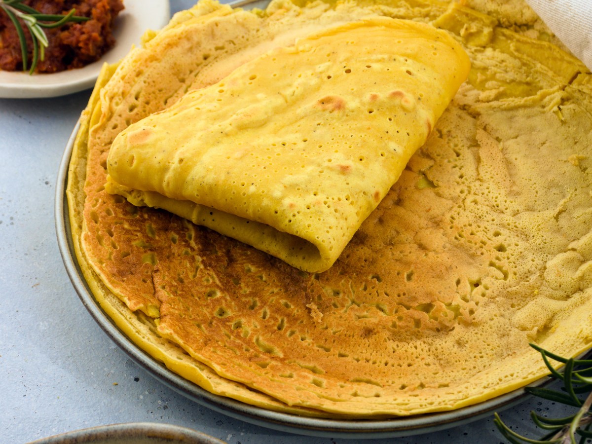 Crêpes di ceci leggere | ricetta base